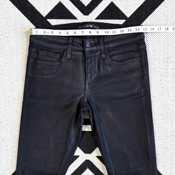 Joe's Jeans The Skinny Jeans in Coated Black Size 28 - Picture 8 of 15
